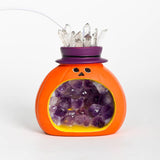 Amethyst Teeth Halloween Crystal Pumpkin Lantern