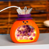 Amethyst Teeth Halloween Crystal Pumpkin Lantern