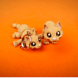 3D Printed Mini Cat Keychain & Figurine- Original Design