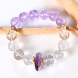 Amethyst Crystal Pillar Gift Bracelet for Women