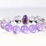 Amethyst Crystal Pillar Gift Bracelet for Women