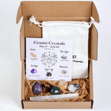 Zodiac Healing and Crystal Stone Gift Set