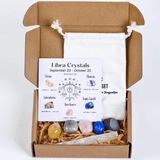 Zodiac Healing and Crystal Stone Gift Set