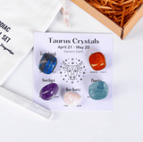 Zodiac Healing and Crystal Stone Gift Set