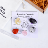 Zodiac Healing and Crystal Stone Gift Set